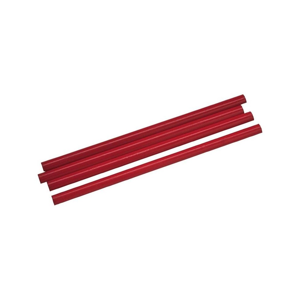 Creion de tamplar oval rosu 24 cm, Haromac