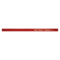 Creion de tamplar 333 oval rosu 24cm, Lyra