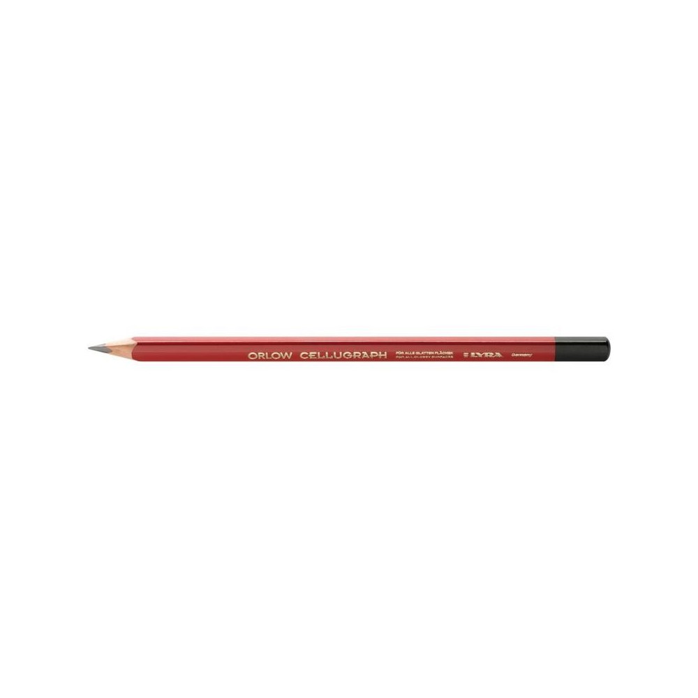 Creion tamplar 24cm rosu, Lyra