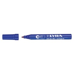Marker permanent albastru 111 2, 6mm, Lyra