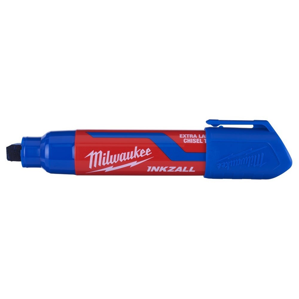 Marker INKZALL albastru cu varf lat, 14,5mm, Milwaukee