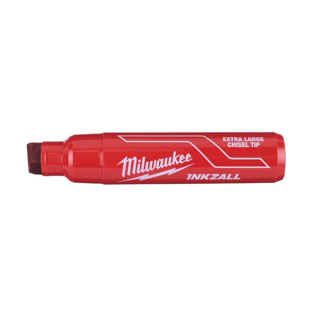 Marker INKZALL™ rosu cu varf lat, 14,5mm, Milwaukee
