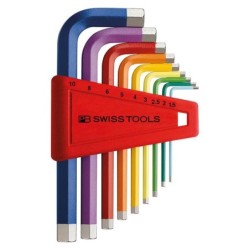 Set chei imbus 1.5-10mm Rainbow, 9 piese, PB Swiss Tools