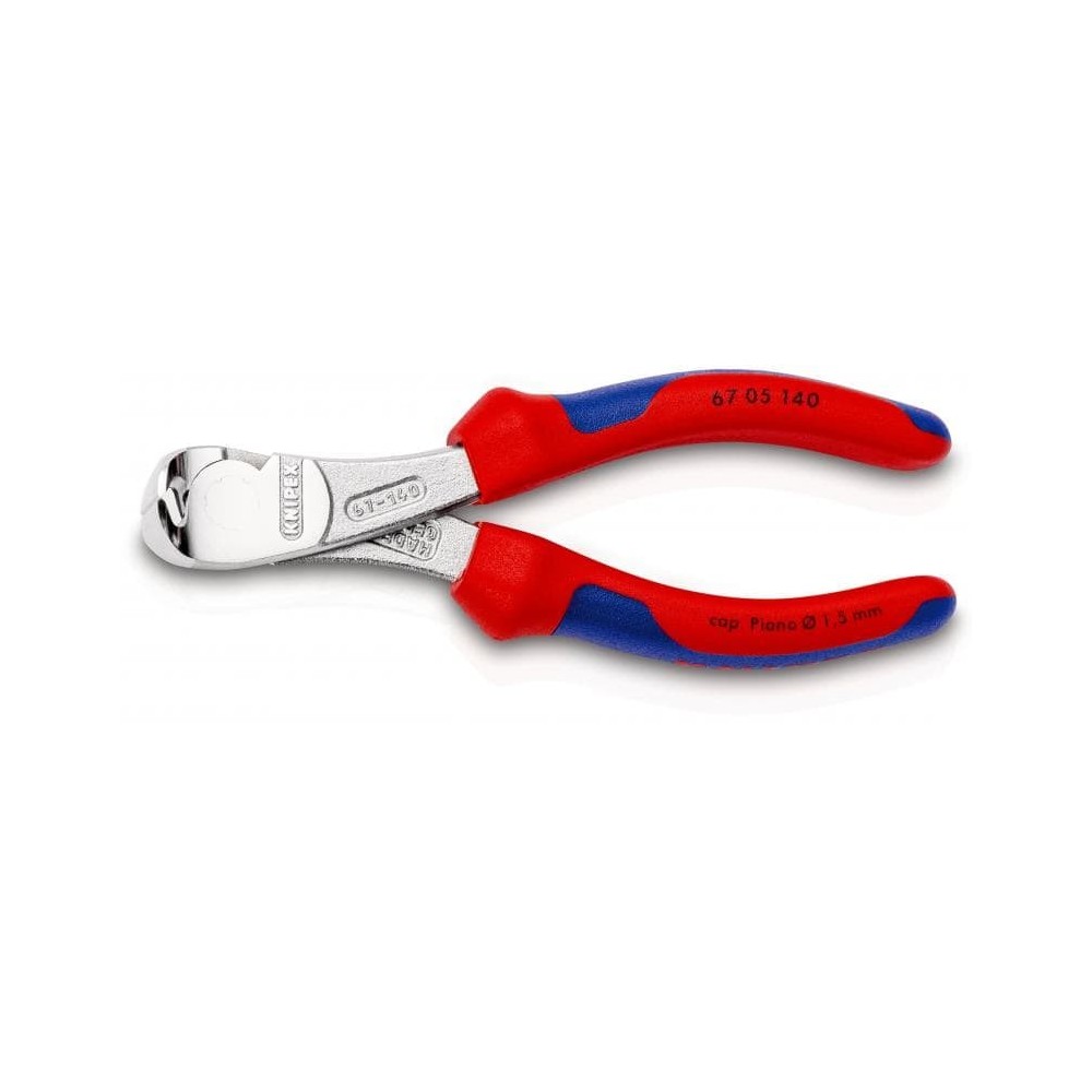 Cleste cromat cu taiere frontala si manere multicomponente 140 mm, Knipex