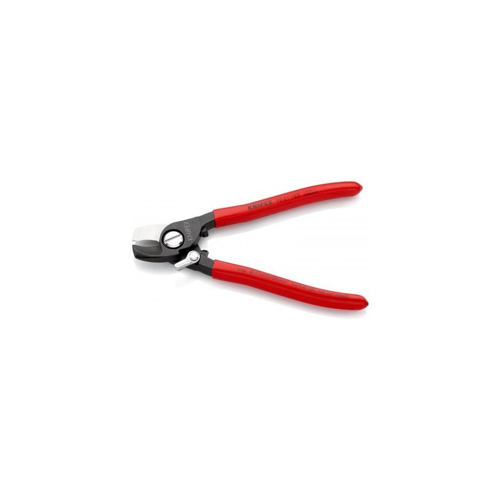 Cleste pentru taiat cabluri cu arc de deschidere 165 mm, blister, Knipex