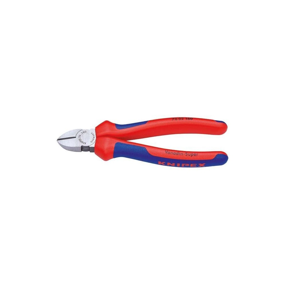 Cleste cromat cu tais lateral si maner multicomponent, 160 mm, Knipex