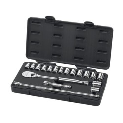 Set cap chei tubulare 1/2", 10-24mm, 18 piese, GearWrench