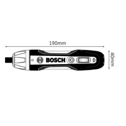 Surubelnita Go Profesional 3.6 V, L-BOXX Mini, adaptor USD, cablu micro USB, Bosch