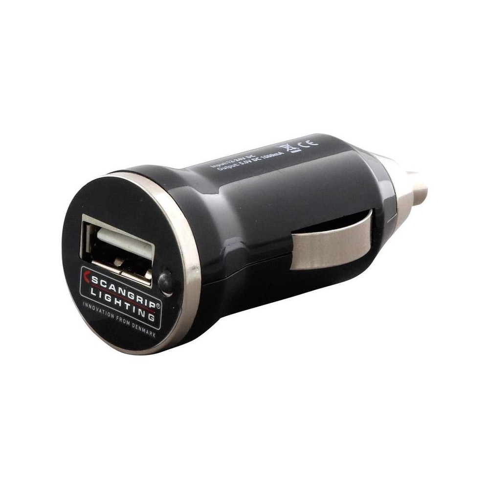 Incarcator auto USB 12-24V, Scangrip