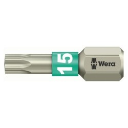 Bit inox 1/4" DIN3126 C6.3 T15x25mm, Wera