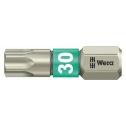 Bit inox 1/4" DIN3126 C6.3 T30x25mm, Wera