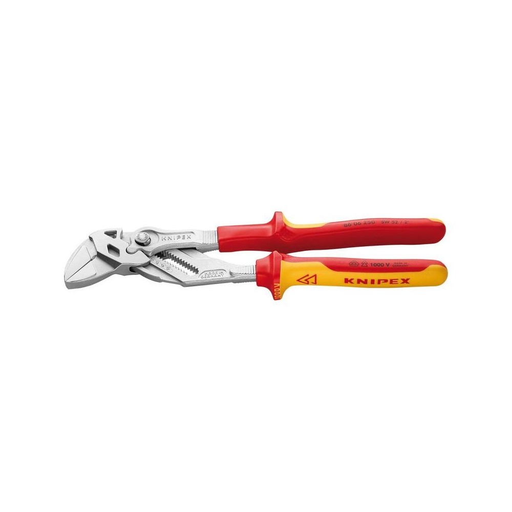 Cleste tevi (papagal) VDE cu maner multicomponent 250mm, Knipex