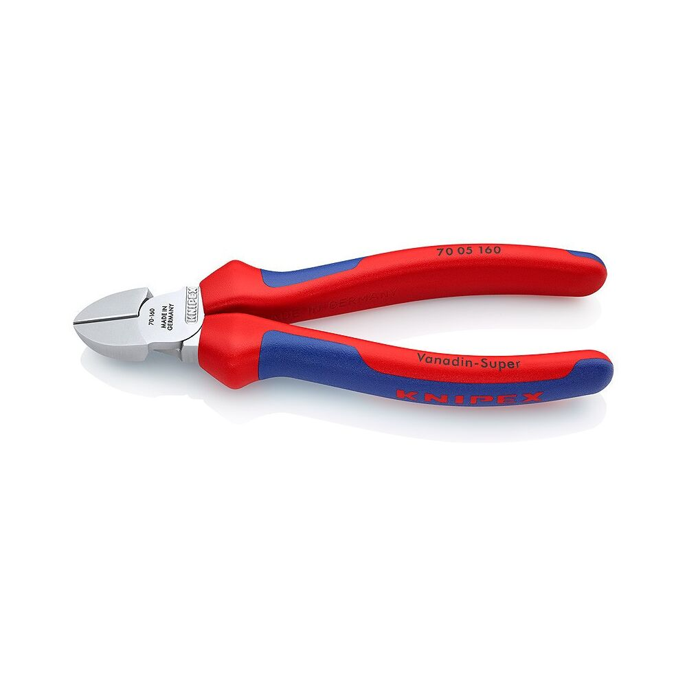 Cleste cromat cu tais lateral si maner multicomponent, 125 mm, Knipex