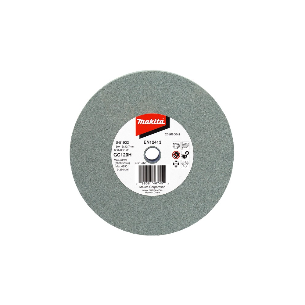 Disc pentru polizat 150x12.7x16mm, P120, Makita