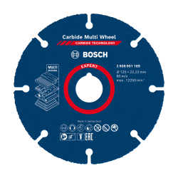 Disc Carbide MultiWheel 125x22.23mm Expert, Bosch