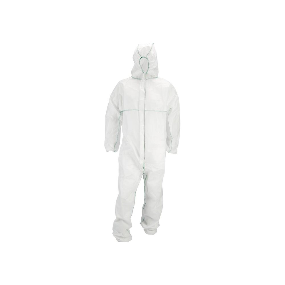 Costum de protectie de unica folosinta Comfort alb, XXL, Fortis