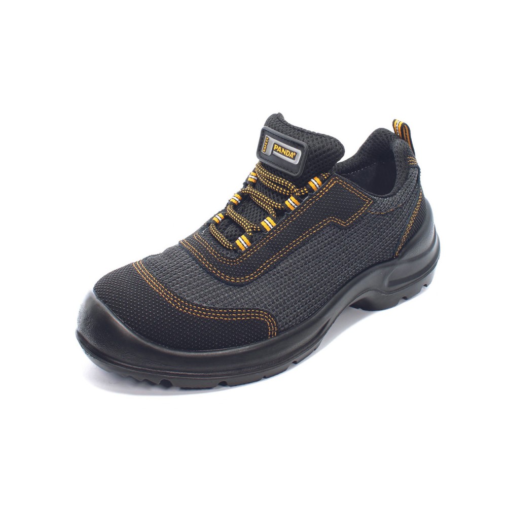 Pantofi SPRINT S1 SRC, negru/galben, mas. 43, Panda Safety