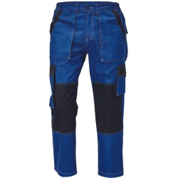 Pantaloni MAX SUMMER, albastru/negru, mas. 56, Cerva