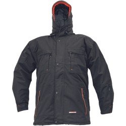 Jacheta de iarna EMERTON, negru/portocaliu, mas. XL,...