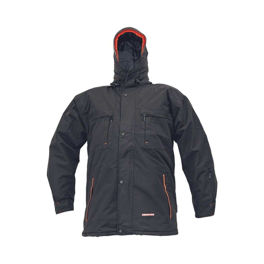 Jacheta de iarna EMERTON, negru/portocaliu, mas. XL, Australian Line