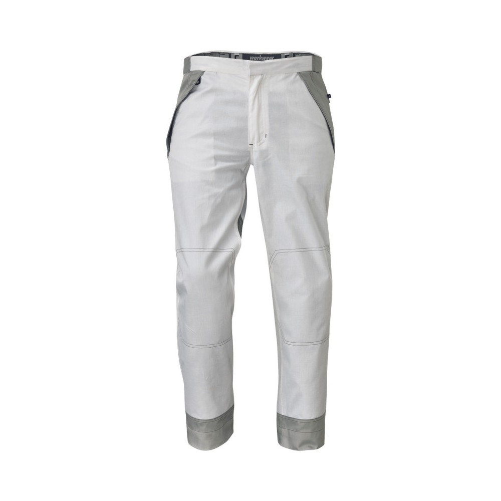 Pantaloni MONTROSE, alb/gri, mas. 52, Cerva