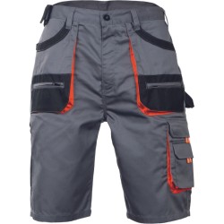 Pantaloni scurti de lucru CARL BE-01-009, gri/portocaliu,...