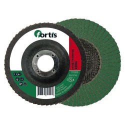FORTIS - Disc abraziv lamelar pentru inox 115mm, K40...