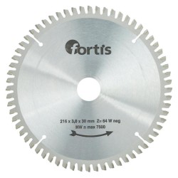FORTIS - Panza fierastrau circular 216x3.0x30mm Z64, Fortis