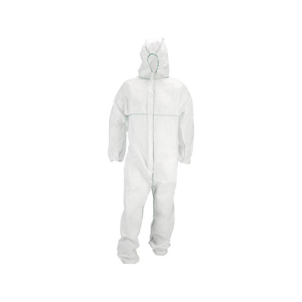 FORTIS - Costum de protectie de unica folosinta Comfort alb, mas. XL, Fortis
