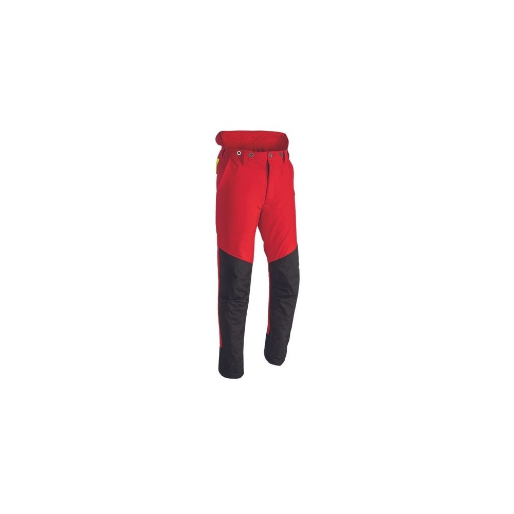 Pantaloni pentru fierastrau, rosu/negru, mas. S, SIP Protection