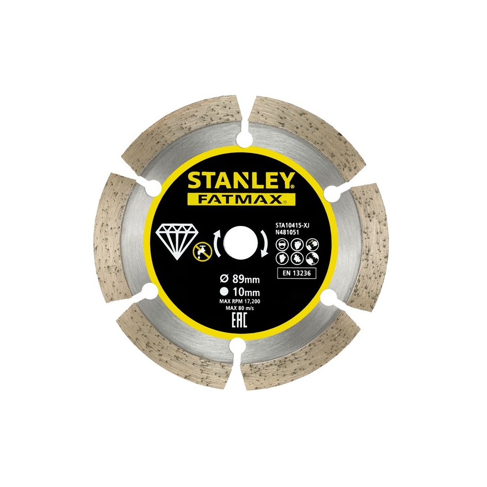 Disc diamanta FatMax segmentat pentru placi ceramice 89mm, Stanley