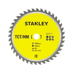 Disc fierastrau circular TCT/HM pentru lemn 190x20mm, 40...