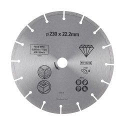 Disc diamantat segmentat pentru beton/caramida...