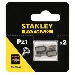 Biti torsiune PZ1 x 25mm, 2 bucati, Stanley