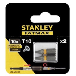 Biti screwlock TX10 x 25mm, 2 bucati, Stanley