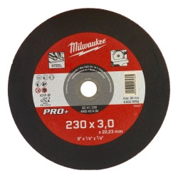 Disc pentru metal plat 230x3mm, Pro+, Milwaukee