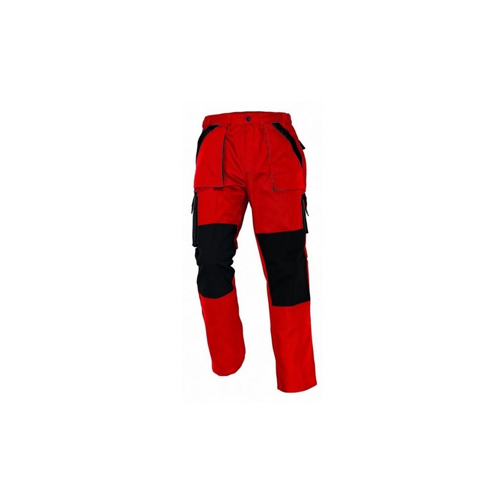 Pantaloni MAX, rosu/negru, mas. 50, Cerva
