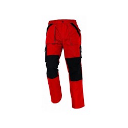 Pantaloni MAX, rosu/negru, mas. 46, Cerva