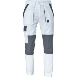 Pantaloni MAX, alb/gri, mas. 48, Cerva