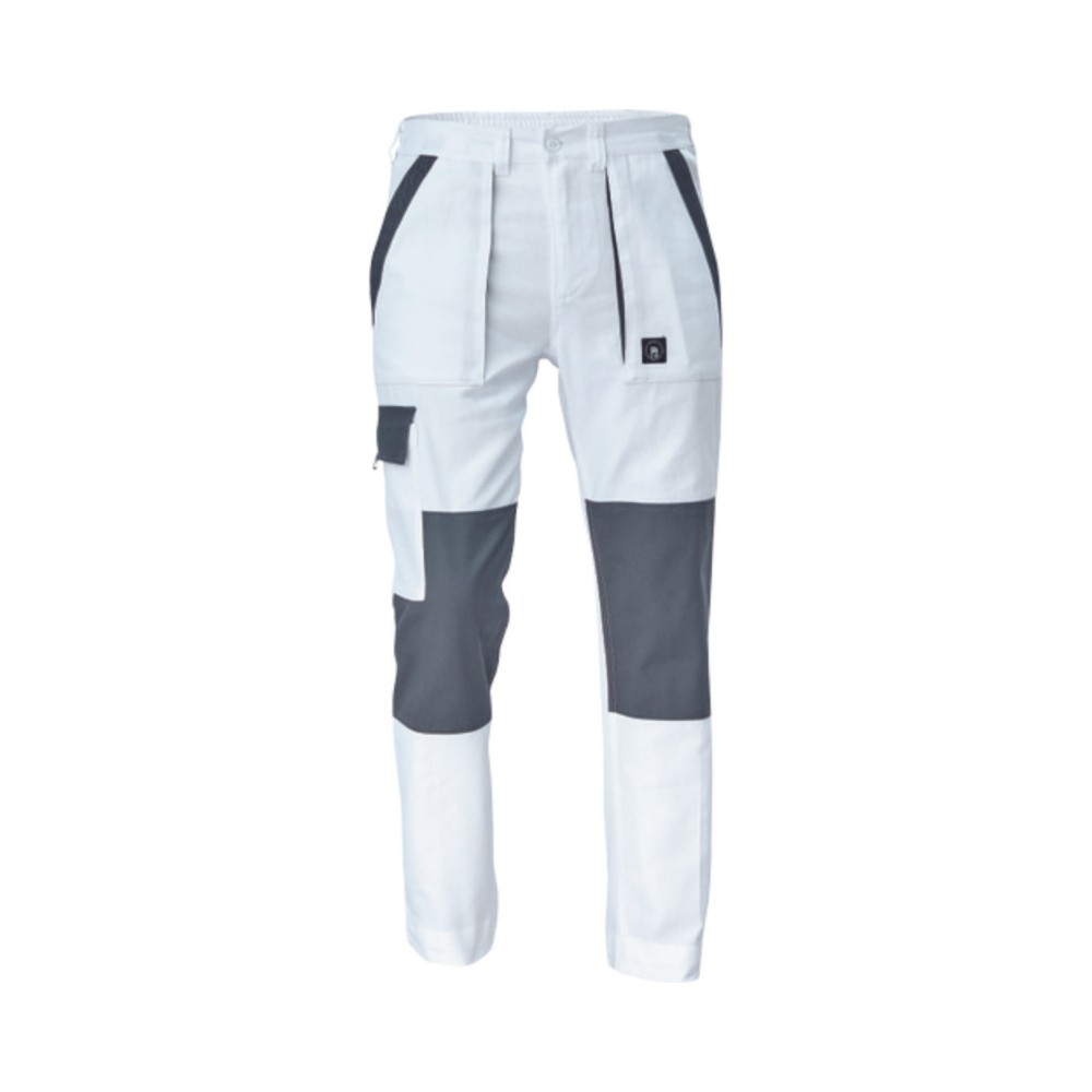 Pantaloni MAX, alb/gri, mas. 54, Cerva