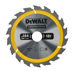 Disc fierastrau circular de mana 184x30x2.6mm, DeWALT