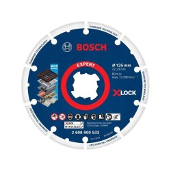 Disc diamantat X-Lock pentru metal 125x22.23mm, Bosch