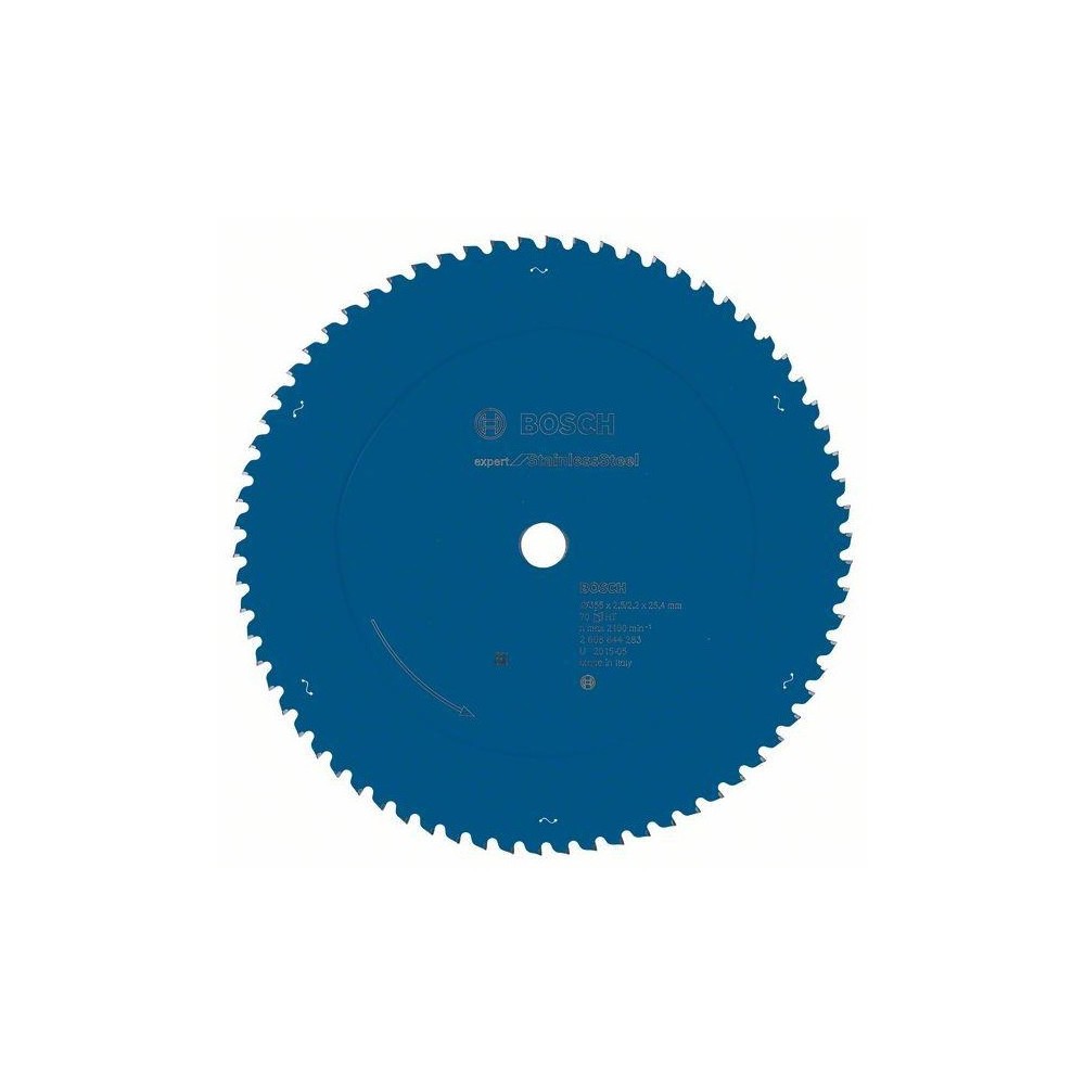 Panza fierastrau circular pentru inox, 355x25.4mm, 70 dinti, Bosch
