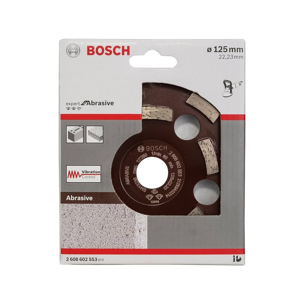 Disc diamantat 125mm Expert for Abrasive, Bosch