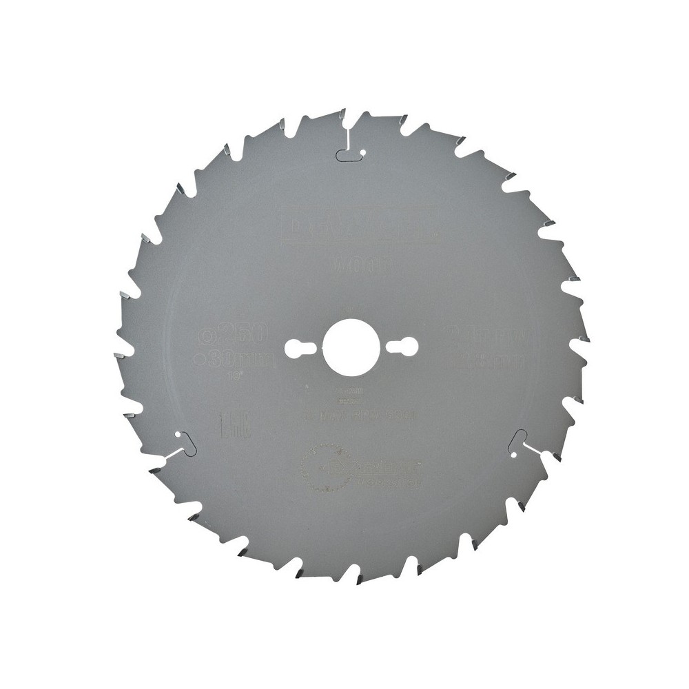 Panza fierastrau circular EXTREME, 250x30x2.8mm, 24 dinti, DeWALT