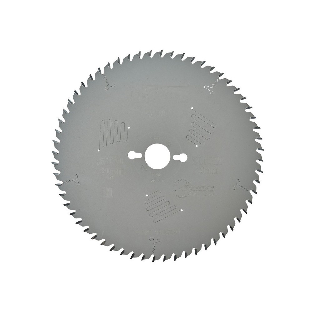 Panza fierastrau circular EXTREME, 250x30x3mm, 60 dinti, DeWALT