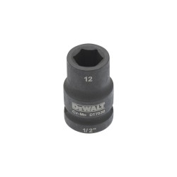 Cap cheie tubulara de impact 1/2", 12mm, DeWALT