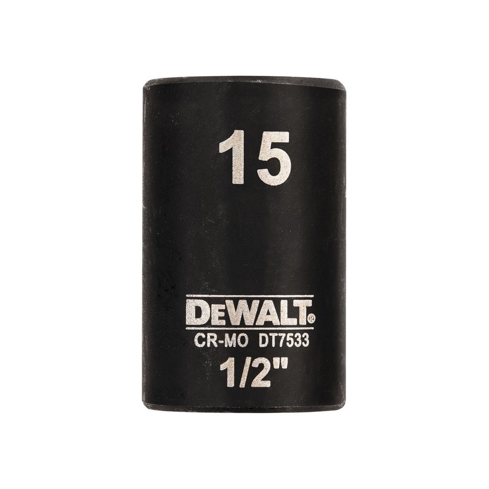 Cap cheie tubulara de impact 1/2", 15mm, DeWALT