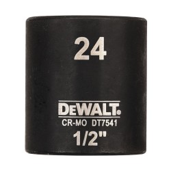 Cap cheie tubulara de impact 1/2", 24mm, DeWALT