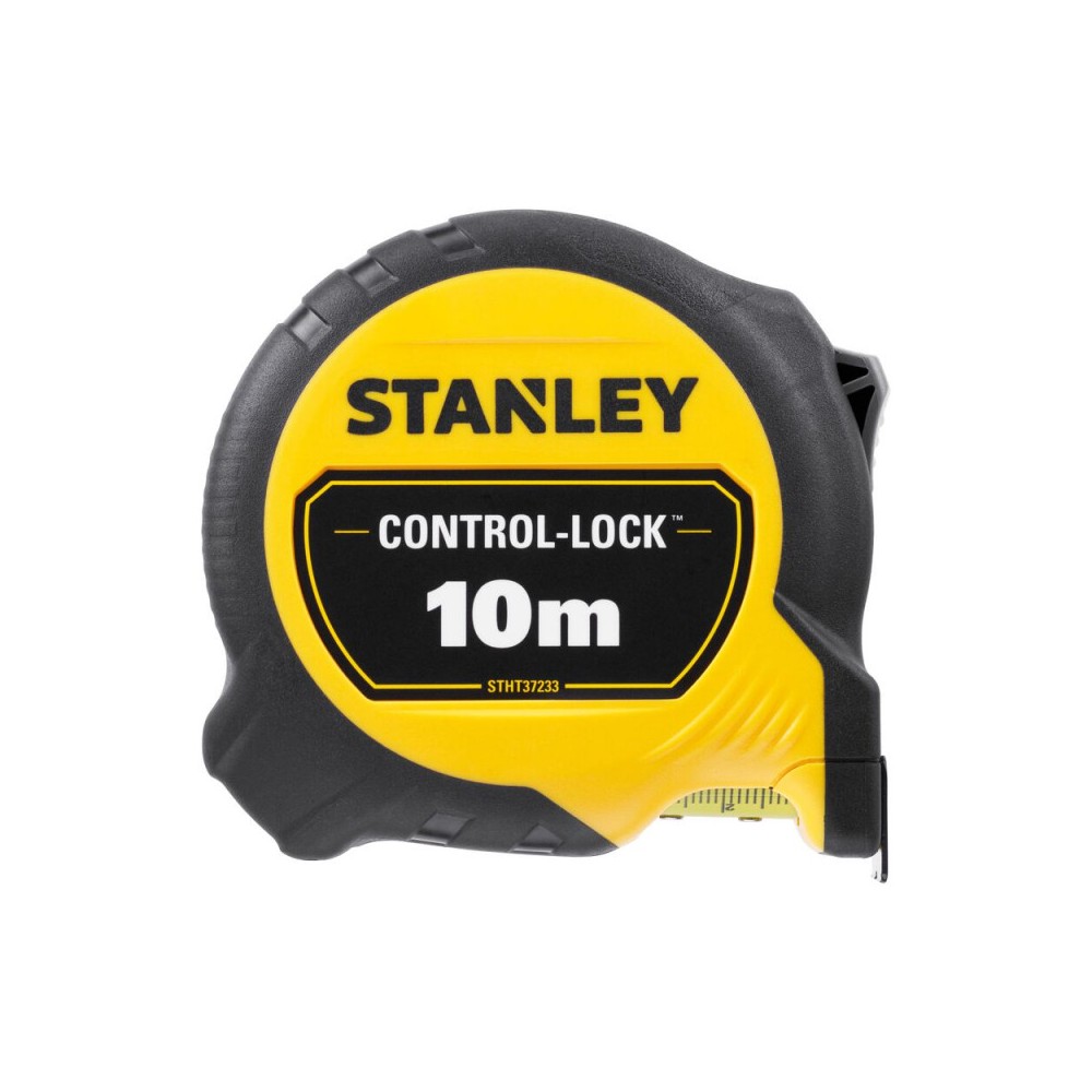 Ruleta Control-Lock cu magnet 10m, cu frana de deget integrata, Stanley